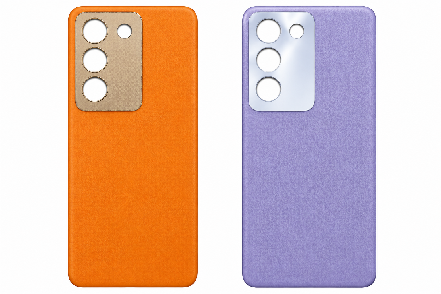 Compatible Replacement for Vivo Y200e Full Housing Body – Orange & Purple